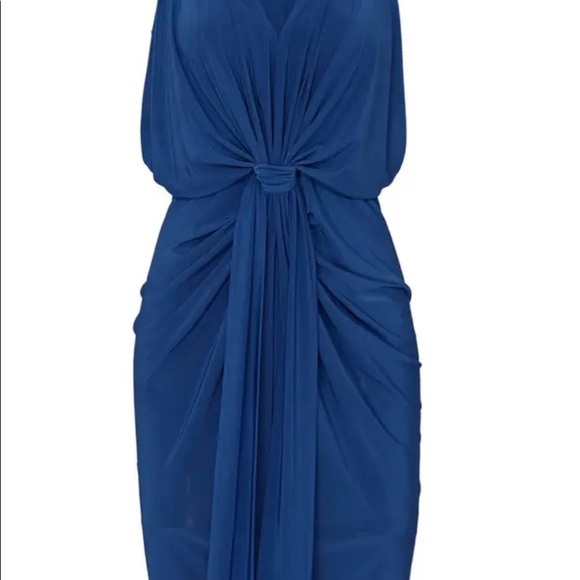 Misa Los Angeles Blue Domino dress - Picture 2 of 2